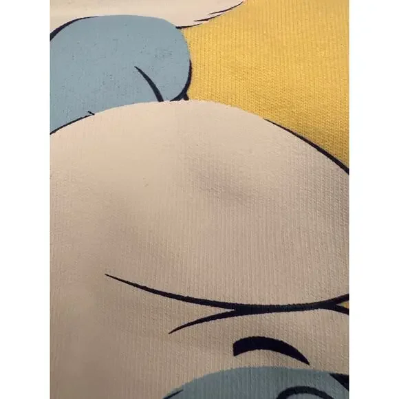 Smurfs Unisex Kids Hooded Shirt / Hoodie - Yellow  - Size 4T - NWT - In poly bag - Picture 6 of 8
